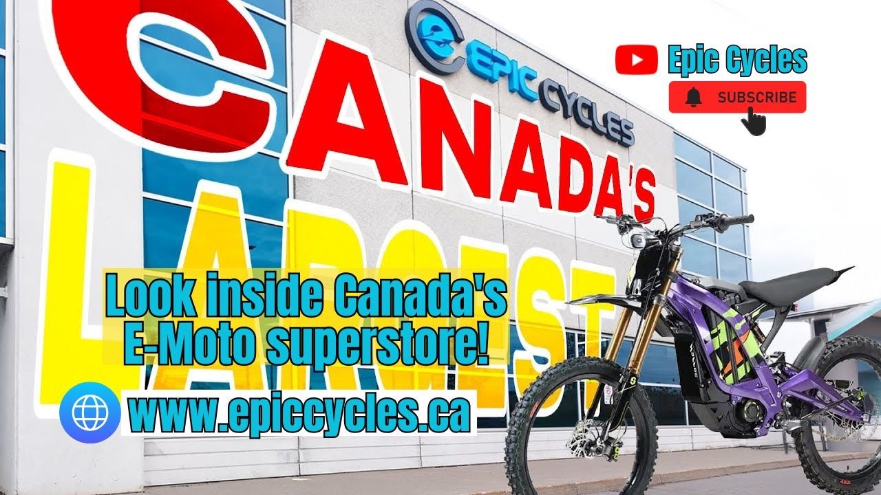 Загляните внутрь крупнейшего канадского супермаркета электромотоциклов! | Epic Cycles