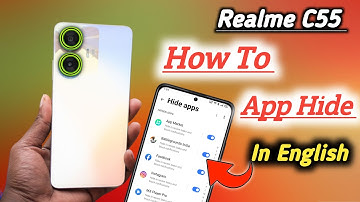 Realme c55 app hide setting | How to hide Apps in realme c55 (In English)