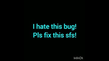 spaceflight simulater please fix this bug!! or I will quit sfs!