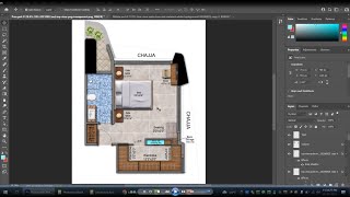 5 Minutes Basic Photoshop Rendering (Bedroom)