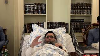 שידור חי | דברי תורה לאחר הניתוח - מכוח התפילה ניתן להמשיך חיים