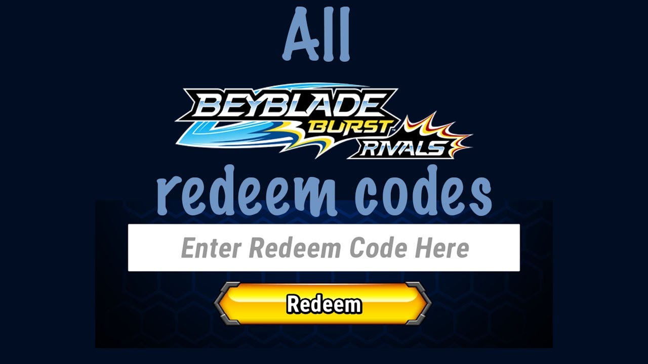 Beyblade Burst Rivals New Redeem Code 5 Star Beys 