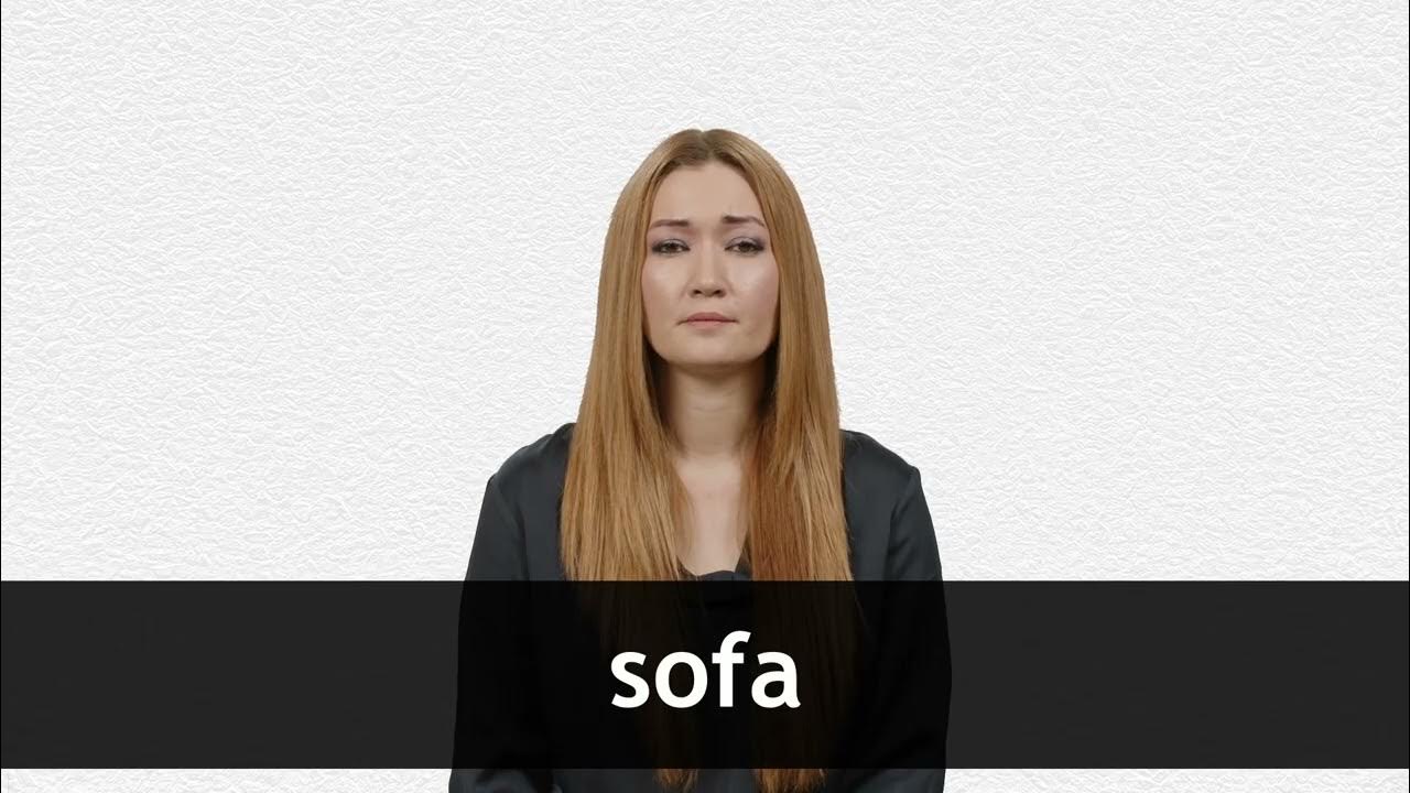 How to pronounce SOFA in American English YouTube