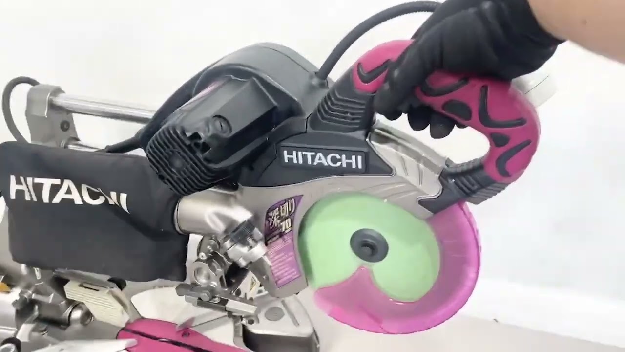 電動ノコギリ　日立工機　C7RSHC ヒタチ 卓上スライド丸のこ C7RSHC 簡易動作確認【工具一番館東静岡店