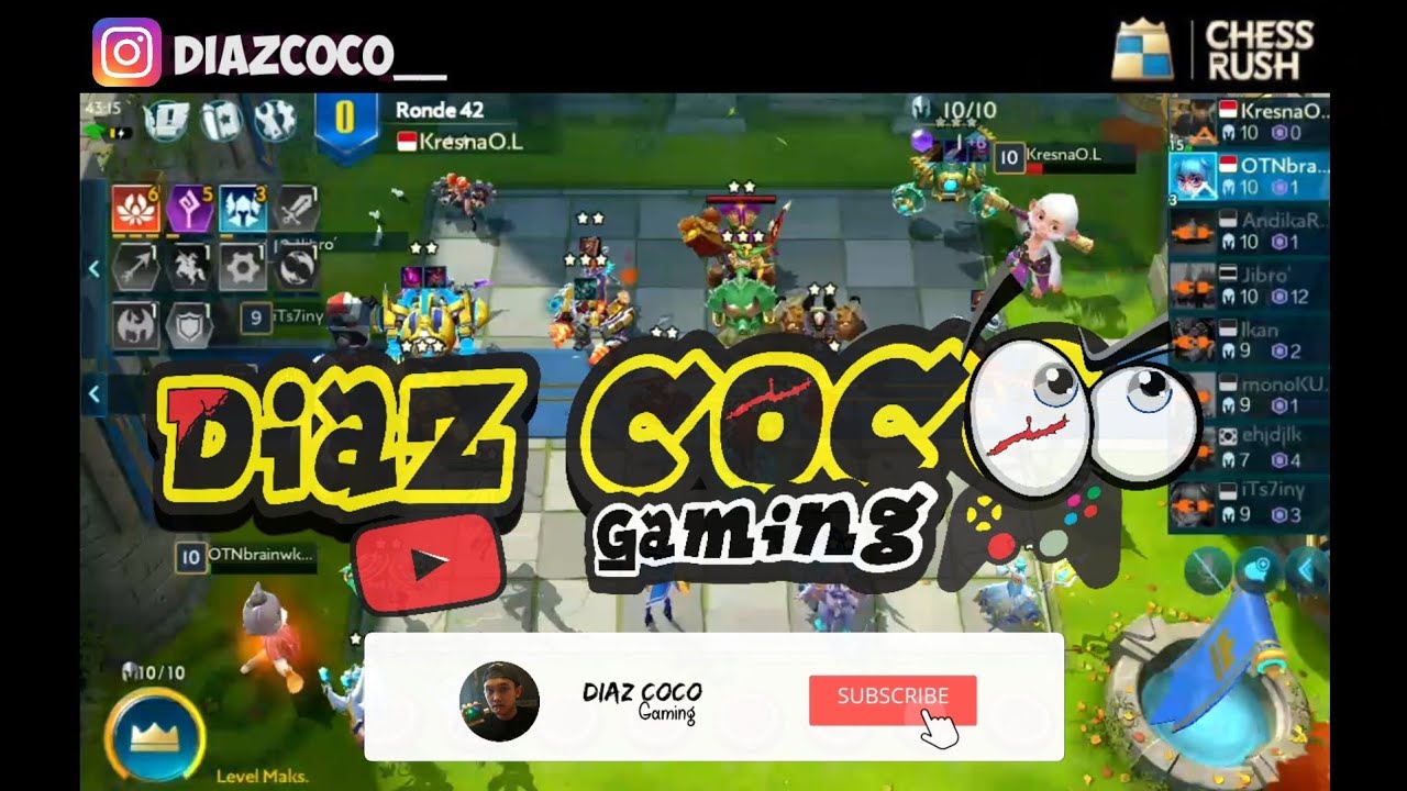 6EASTERN 5SORCECER VS T3000 YANG NYUSAHIN - Chess Rush Indonesia