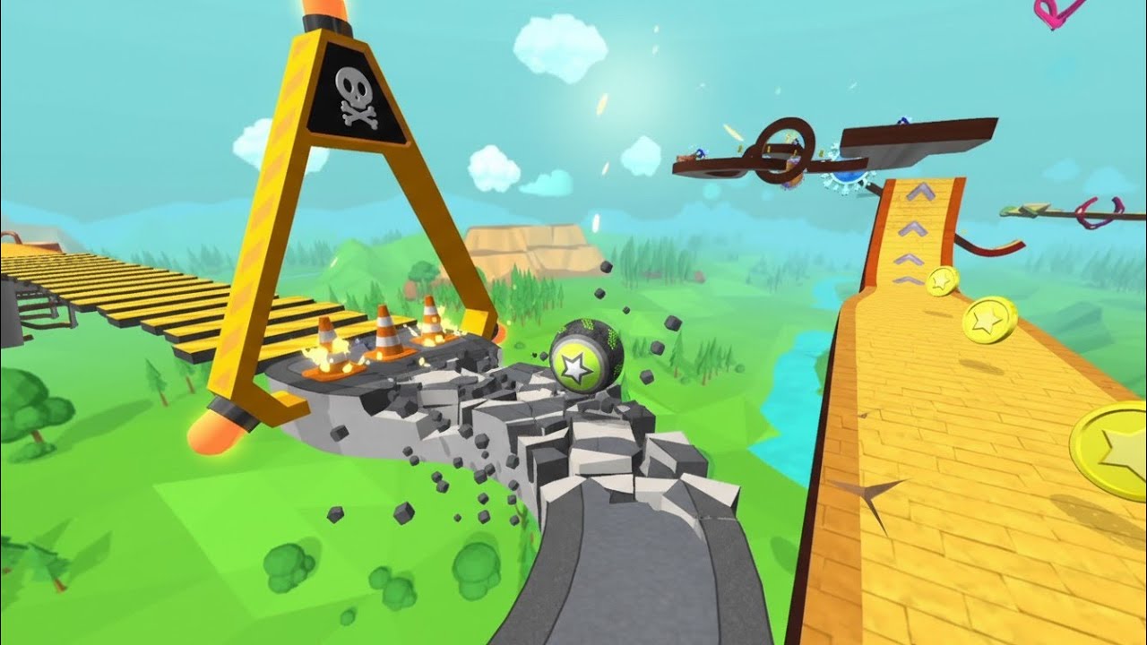 Going Balls gets mastery in balls with fast SpeedRun android ios walkthrough gameplay 