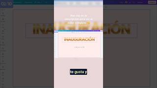 TIP de CANVA: Cambiar el estilo de un texto #tips #canvaparanegocios #canva