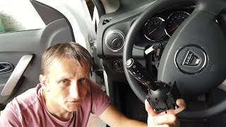 Unser Auto ist krank 😥  Defekter Lenkstockschalter beim Dacia