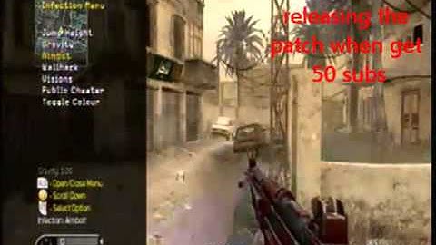 call of duty 4 mod menu xbox patch