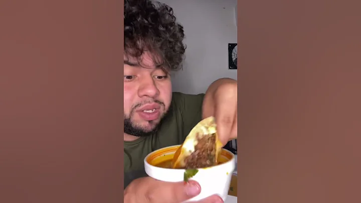 Trying Birria tacos