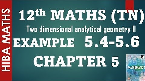 12th maths chapter 5 example 5.4 tn syllabus hiba maths