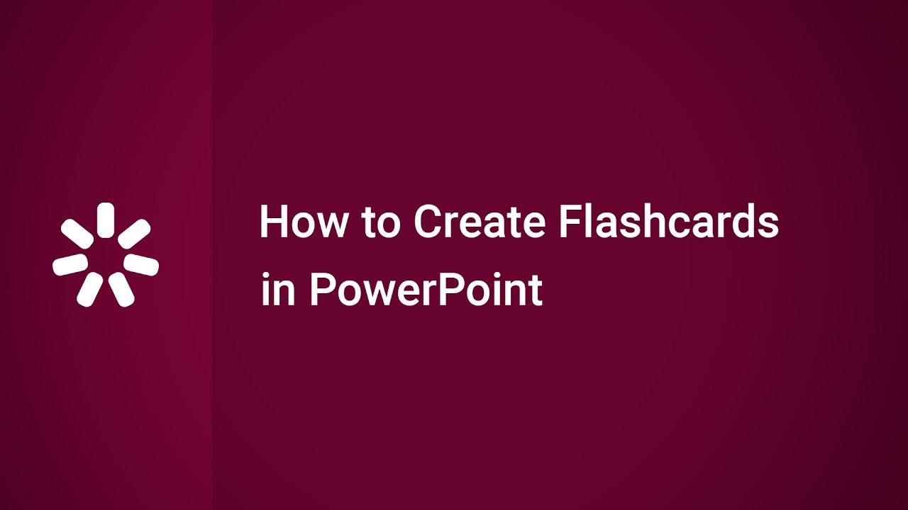 Flash Card Ppt Template