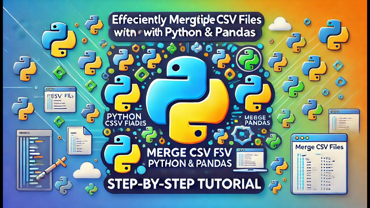 How To Merge Multiple Csv Files Into One Csv File | Join Multiple Csv Files  | Glob Python