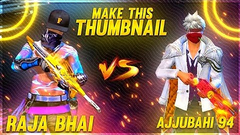 Free Fire Awesome 1v1 Thumbnail Tutorial || Free Fire Thumbnail Tutorial - Garena Free Fire