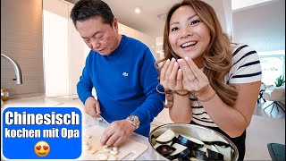 Chinesisch kochen mit Opa 😍🍜 Auberginen | Familienzeit! Mamiseelen