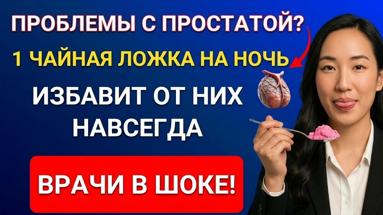 Всего одна чайная ложка этого перед сном — и простата перестанет вас беспокоить | Доктор Джоселин