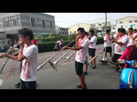 2015 10 25臺南官田二鎮觀音寺【騎馬孝觀音】往臺南開基玉皇宮、東嶽殿、赤山龍湖巌覆旨回鑾祈福遶境大典   哨角團