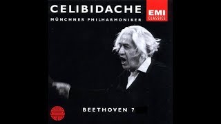 Beethoven  Symphony No 7  Celibidache, MPO (1989)