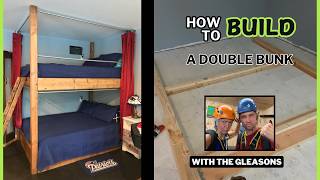 DIY Double Bunk Bed Build | Guest Room Above the Garage Makeover