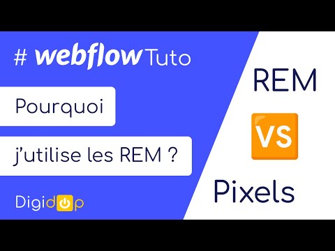 Pourquoi et comment utiliser les REM dans Webflow | Tutoriel