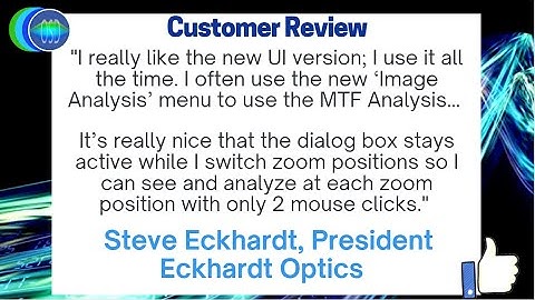 Ui-Plus Edition to the SYNOPSYS™ Lens Design Software