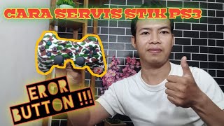 CARA SERVIS STIK PS3, ERROR BUTTON
