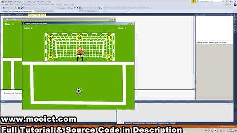 C Tutorial Create a Football Penalty Shootout Game in Visual Studio