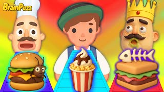 サンドイッチランナー🆚スタッキーアイスクリームラン🆚ザクック👨‍🍳満足のいくモバイルゲーム全レベルのゲームプレイ screenshot 4