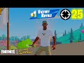 Solo Squads 25 elimination gameplay (New Tyler The Creator Skin)