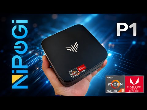 NiPoGi P1 Pinova Series - Super Mini PC Ryzen | Radeon Vega 6