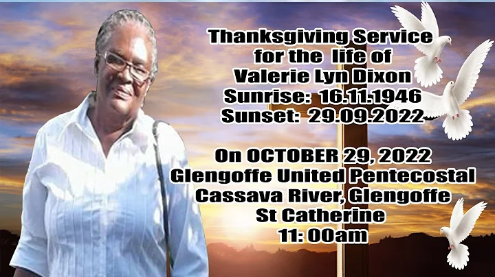 Thanksgiving Service for the  life ofValerie Lyn D...