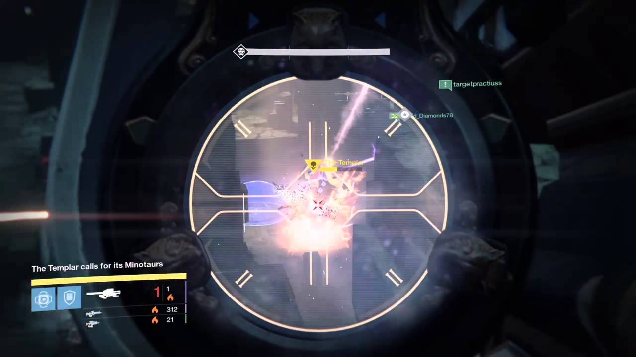 Destiny/Fastes VoG Templar hardmode kill 15sec