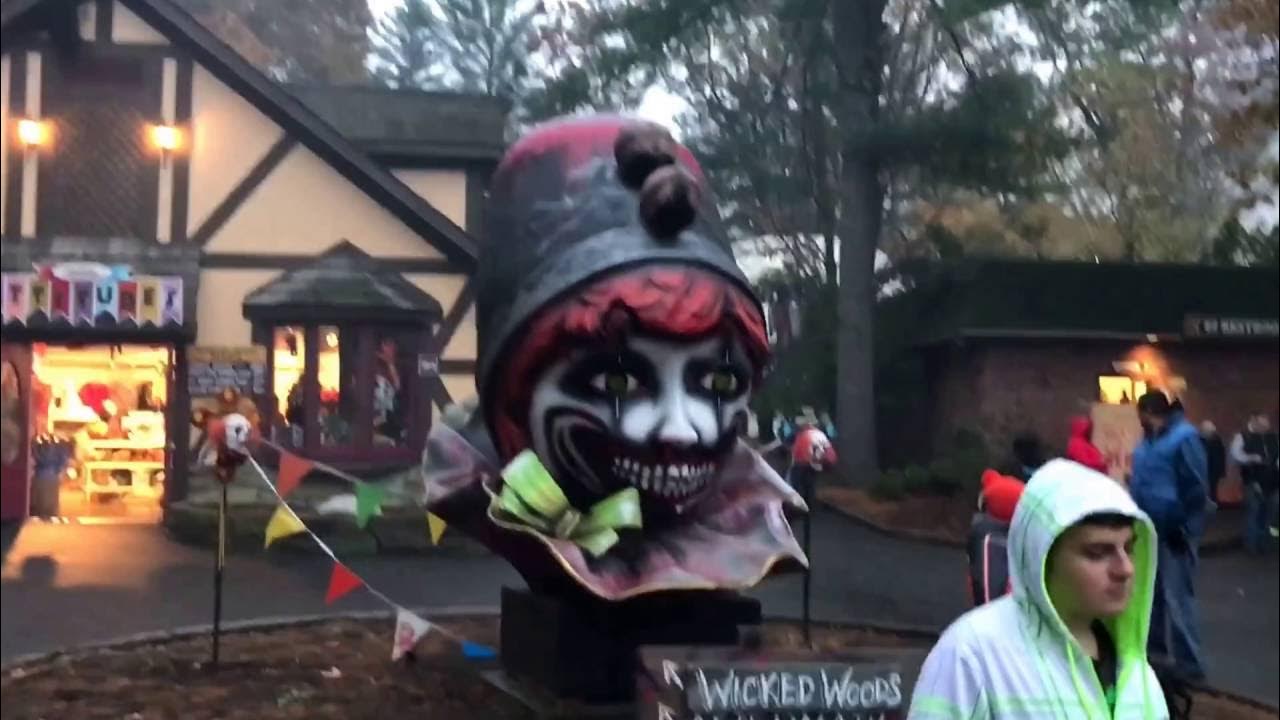 Six Flags Great Escape in lake fright fest october 2016 YouTube
