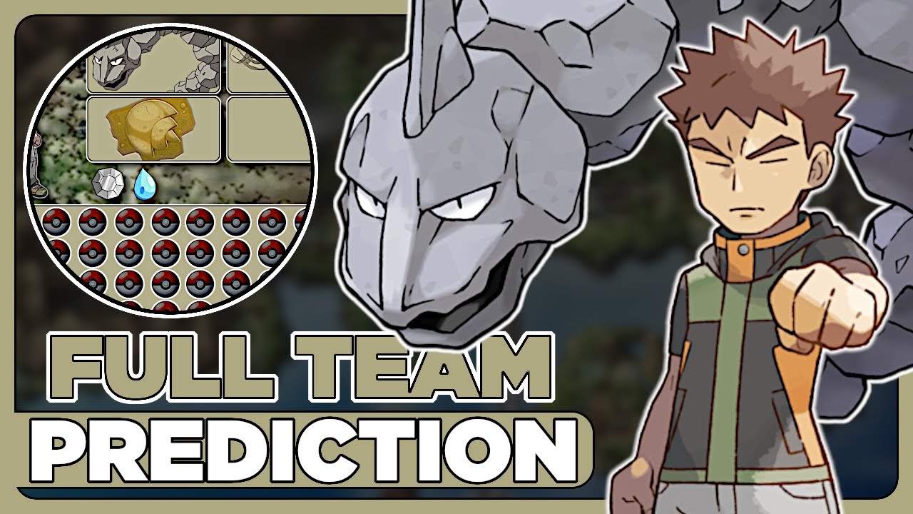 All Pokémon from Brock across every region! | Gen 1–9 Team Prediction