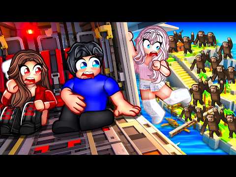 Roblox Survive A MILLION MONKEYS...