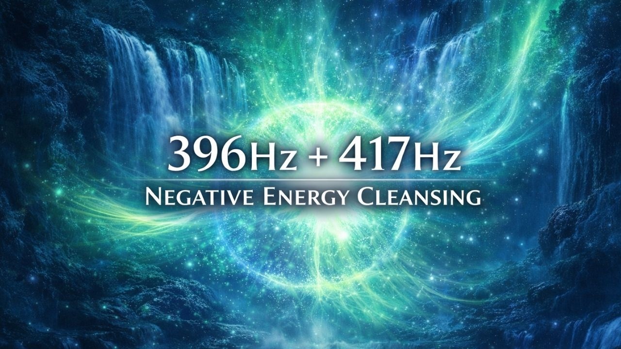 (Listen Daily) CLEANSE YOUR AURA | 396Hz + 417Hz Meditation