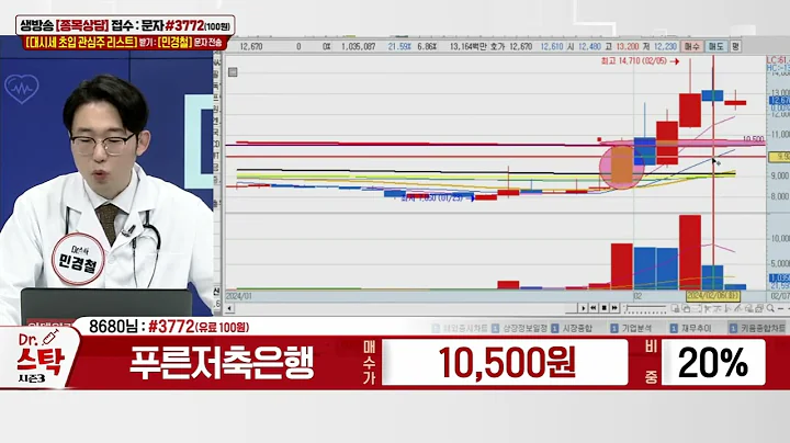 푸른저축은행(007330)_민경철 전문가_종목 상담 (20240207)