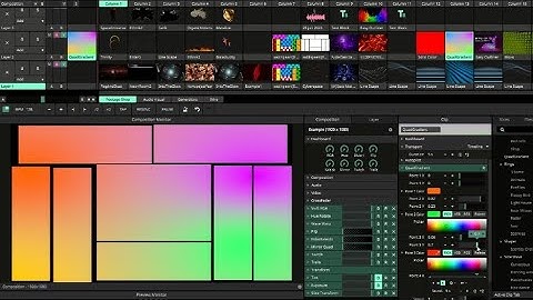 Resolume Arena Quick Quad Gradient effect Easy to to create multicolour Effect ScreenBackground 🔥