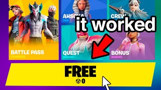 I Got The Fortnite Battlepass For FREE