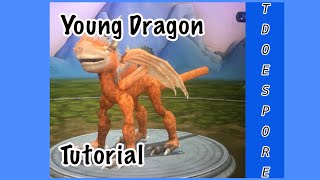 Young Basic Dragon Tutorial |SPORE|