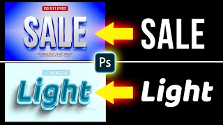Download 2 Free PSD Fonts Guide to Using Free Text Templates  Photoshop Freepik Tutorial