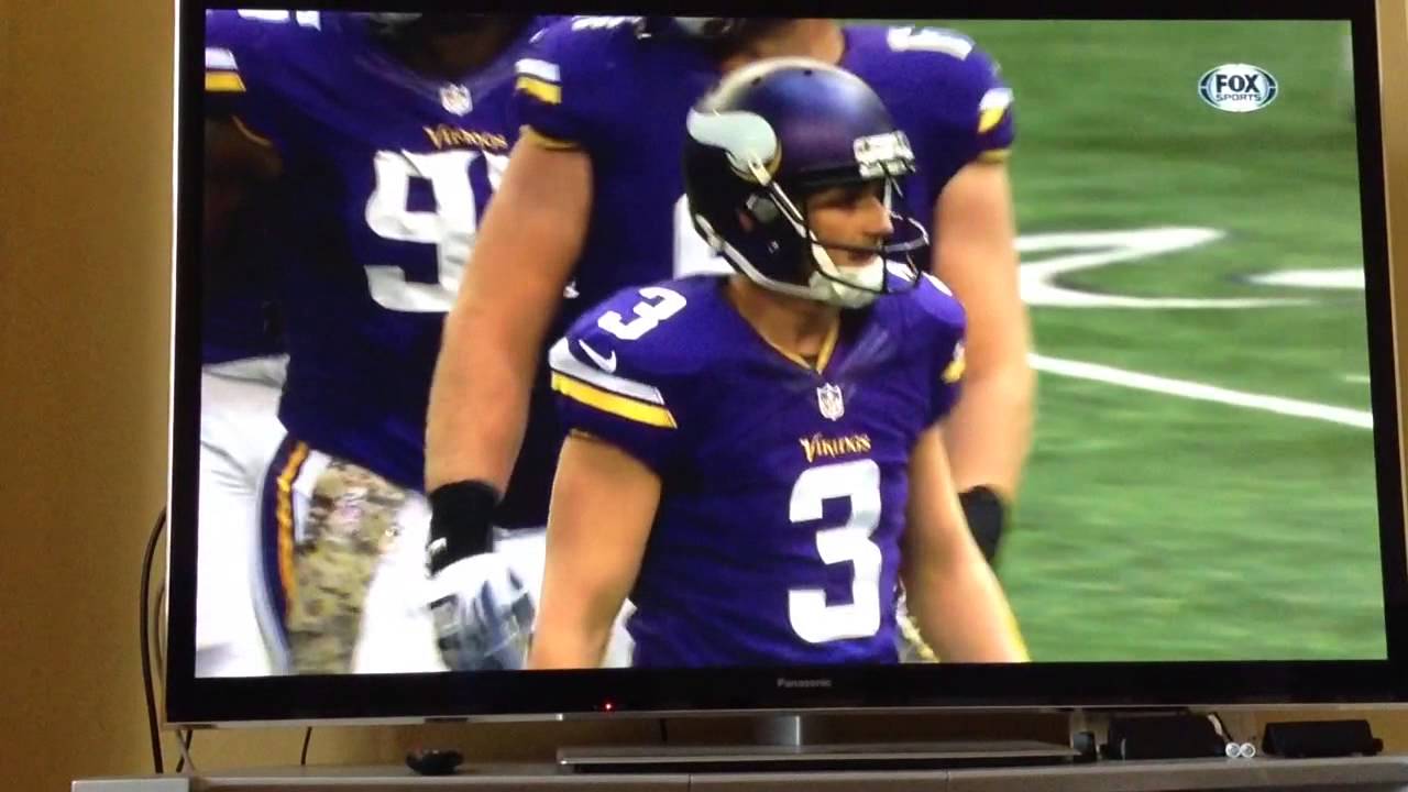 Missed PAT Kick Minnesota Vikings @ Dallas Cowboys - YouTube