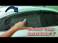 How to Install Window Visors in your Car ?🔥🔥