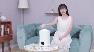 remote control 4L hocl machine cool mist disinfection humidifier wholesale hypochlorous acid