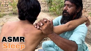 “ASMR Bengali Baba Head & Back Massage for Deep Sleep | Intense Cracks & Relaxation Therapy” #asmr