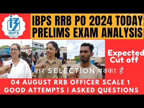 RRB PO Pre Exam Analysis 2024 | IBPS RRB PO 2024 Review | Asked ...