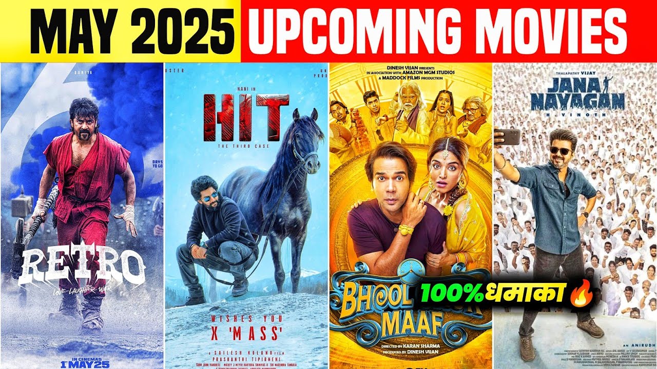 MAY 2025 - Top 10 Upcoming Indian Movies You Can't Miss | Top 10 ...