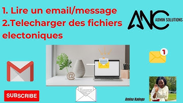 Lire un message email, Télécharger un fichier attaché