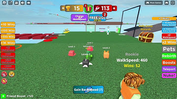 Roblox - Every Second You Get +1 WalkSpeed