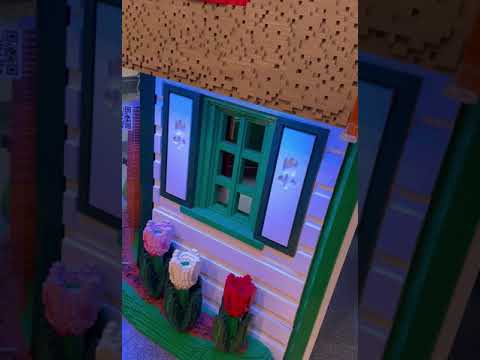 Домик из Лего для детей. Lego house, cat, mouse.